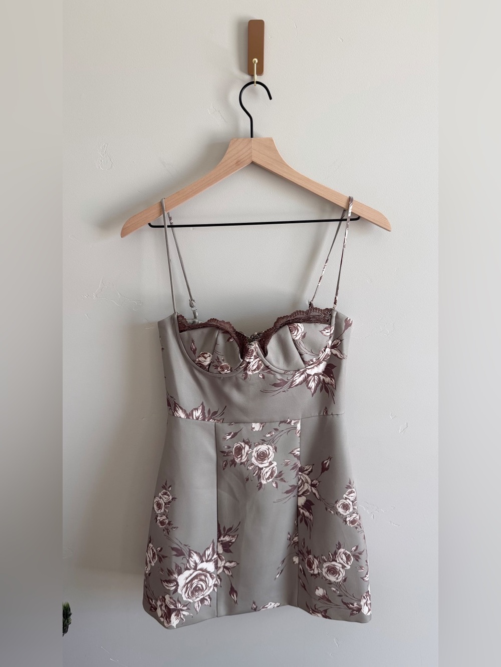 Showpo Sweetheart Fit & Flare Tulip Mini Dress in Botanical Bliss - Picture 8 of 13